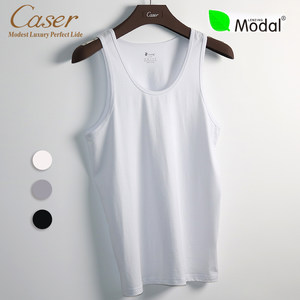 
Caesar caser underwear men's vest modal cotton loose breathable sweat-absorbing exercise middle-aged and elderly bottomed sweatshirt