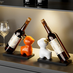 Red Wine Rack Decoration, Light Luxury, High-End, Niche Home Decor, Living Room, Wine Cabinet, Sideboard, Tv Cabinet, Deer Ornament