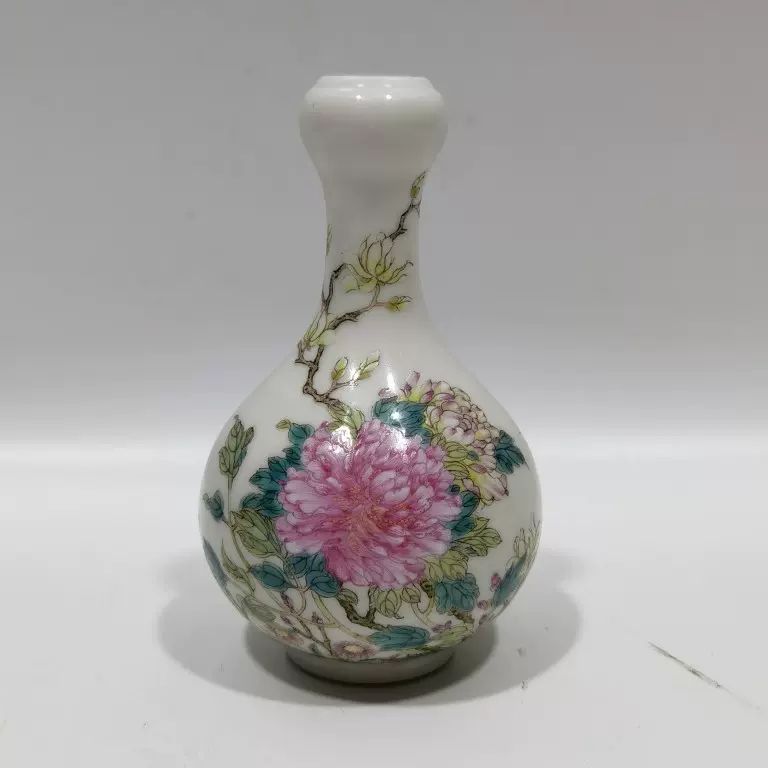 雍正年製 角瓢箪型 草花琺瑯紋 唐物 色絵 粉彩 花瓶 花入 中国美術 骨董品 古美術品 M6114bda 雍正花瓶- Top 500件雍正花瓶- 2025年10月更新- Taobao