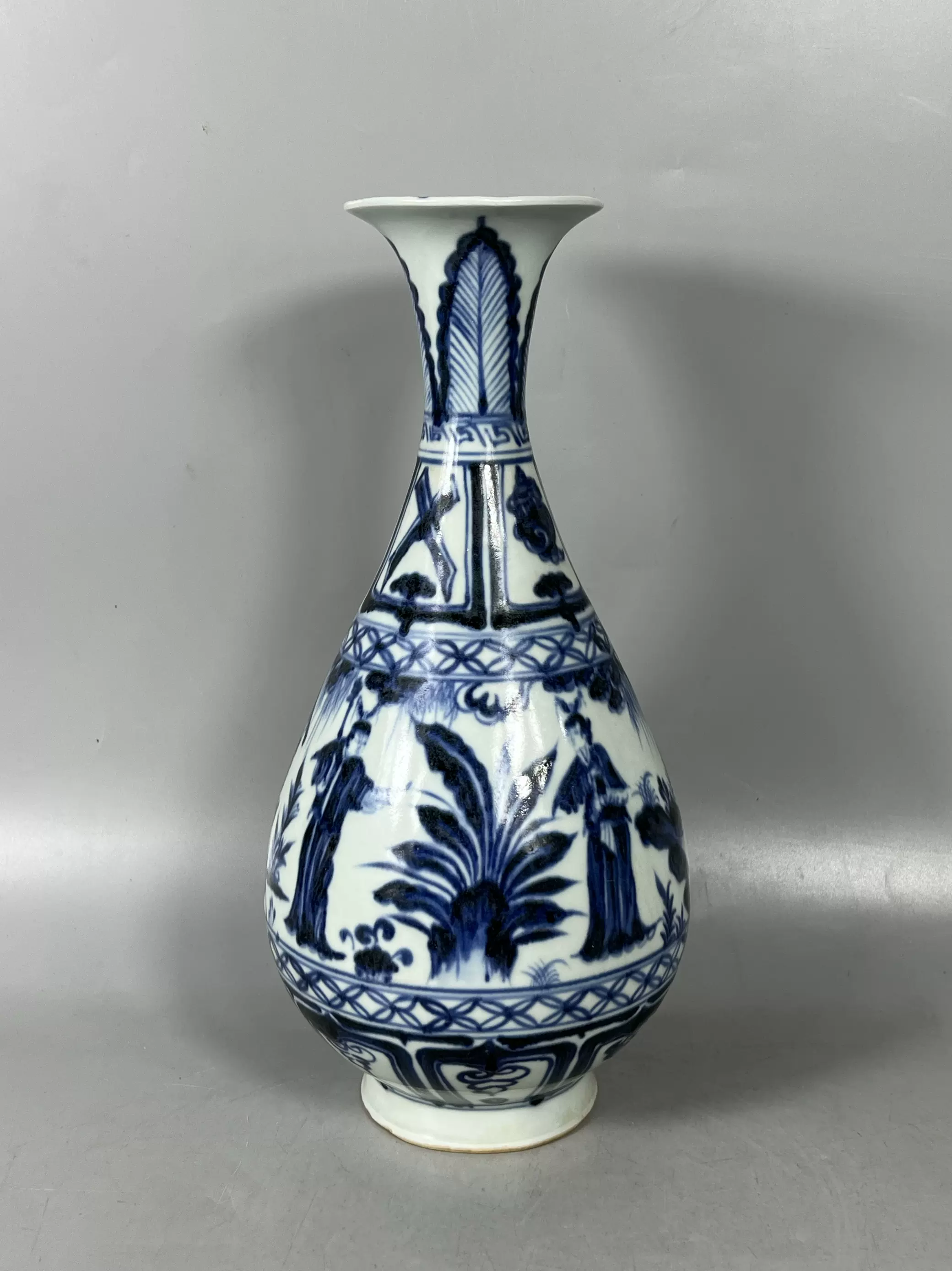 中国美術 萬暦赤絵 龍紋 瓶 高23.5cm 旧家蔵出 送料無料(LC31)