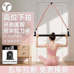 Resistance Band for Home Fitness, Elastic Band for Women, High Pull-Down Training Equipment, Door-Mounted Back Training Tool, Exercise Equipment