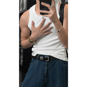 
Longbaotao 2026 spring new product high-end American simple fitness sleeveless inner wear slimming bottoming sports vest