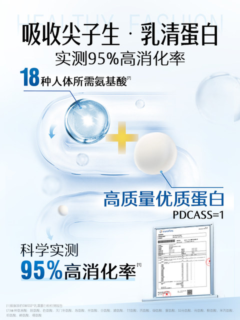 Swisse whey protein powder for middle-aged and elderly people to enhance immunity for men and women.