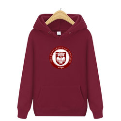 University of Chicago Sweatshirt Pullover Hoodie Uchicago Uniform Autumn and Winter Student Couple Fleece-Lined Thickened Jacket