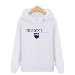 Psu Pennsylvania State University Uniform Sweatshirt Hooded Pullover Youth Student Fleece-Lined Thickeneded Class Uniform