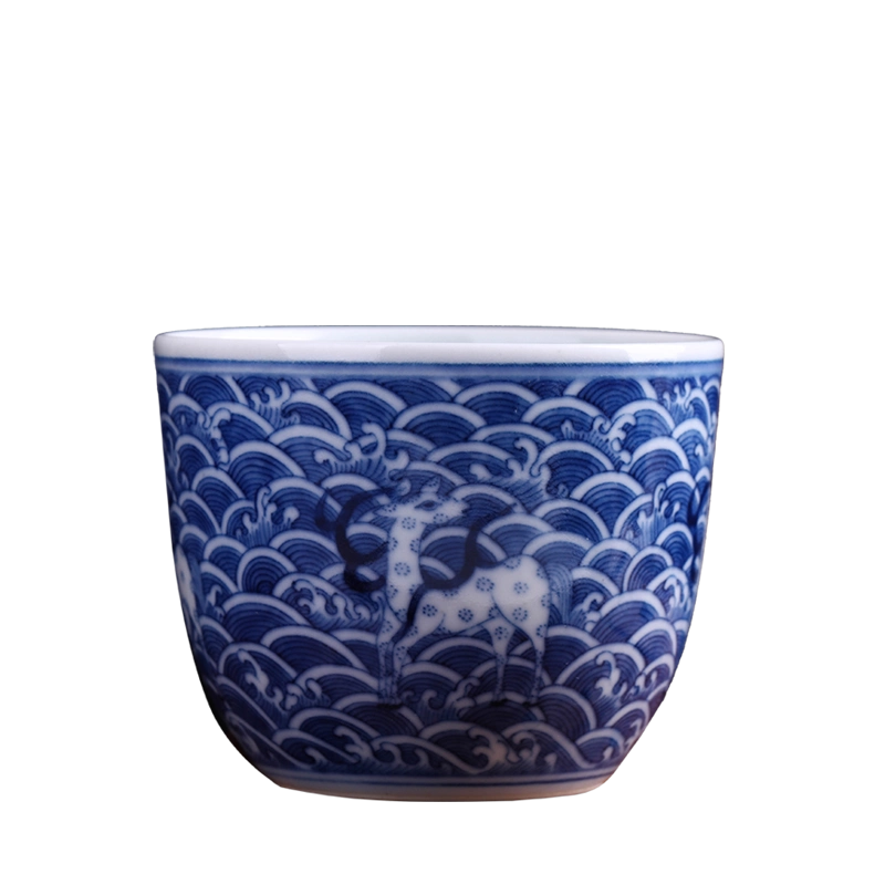 景徳鎮 柴窯 青花 宝相花 茶杯 酒杯 盃 主人杯 夫婦杯 老陶泥 中国美術 景徳鎮 柴窯 青花 宝相花 茶杯 酒杯 盃 主人杯 夫婦杯 老陶泥