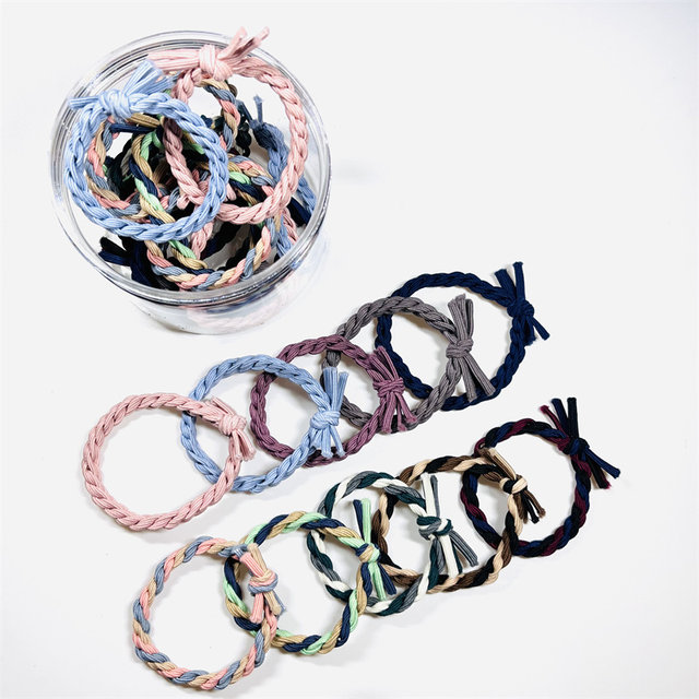 Polish rubber hair ring female Korean cute and simple head rope small fresh personality leather case 2022 new hair rope tie hair hair
