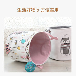 Toy Storage Bucket, Thickened Storage Basket, Home Storage Laundry Basket, Foldable Dirty Clothes Basket, Fabric Dirty Clothes Basket