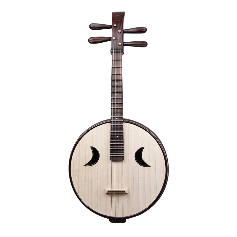 乐海中阮5110Z-AA金丝楠木原木色演奏阮族中阮