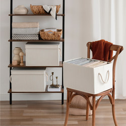 Household Rectangular Wardrobe Storage Box Student Grid Bookcase Drawer-Type Organizing Basket Children's Toy Storage Box