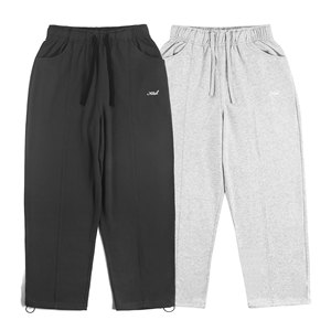 
KITH men's trendy brand embroidered sweatpants 2026 spring and autumn new loose straight pants leggings long pants gray sweatpants