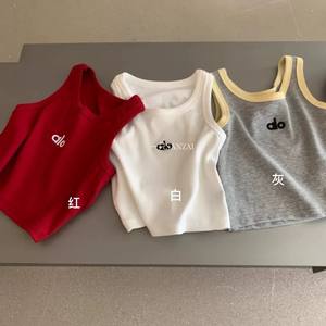 
Children's sleeveless vest in summer new style for boys and girls pure cotton round neck versatile tops for babies cute children's clothing trendy