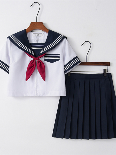 BLOOD SUPPLY / Key JK Sailor セーラー服 Japanese School Uniform Girl Jk Suit Sexy Spring and Autumn