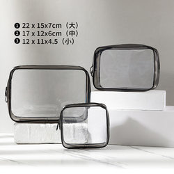 Travel Portable Toiletry Bag, Men's and Women's Cosmetic Bag, Waterproof Cosmetic Bag, Swimming, Fitness, Bathing, Large Transparent Storage Bag