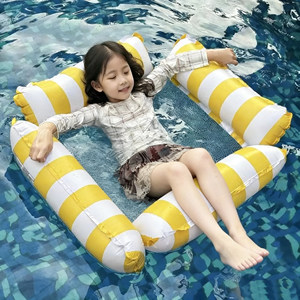 
Swimming ring floating bed children's inflatable floating row chair water floating artifact baby sits on the circle and plays with water equipment