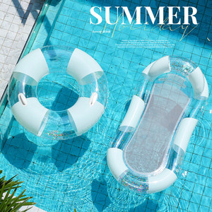 
Minimalist style swimming ring, Maldives resort swimming ring, deck chair, infinity pool, photo and check-in artifact, floating row and river crossing