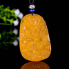 Jade Pendant | EBUY7 | Natural yellow dragon jade and field zodiac pendant for men women