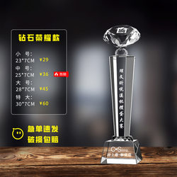 Crystal Trophy, Metal, Resin, Wood Craft, Electroplating, Color Printing, Authorized Plaque, Competition Award, Souvenir Ornament
