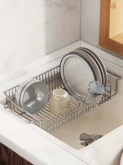Ovente Set Di 3 Colini In Acciaio Inox - Capacità 1.5L, 3L E 5L, Lavabili In Lavastoviglie, Impilabili, Per Pasta E Verdura - 5