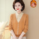 Mom Winter Winter Guo Guo Guo Guo Wind sweater and velvet thickened knitted wool bottoming shirt
