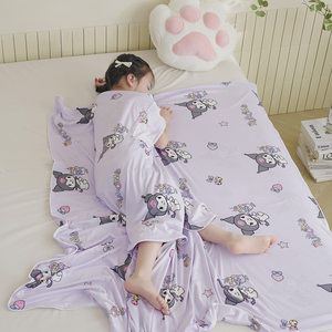 
Genuine Sanrio Beiyunrou children's cartoon anti-kicking quilt baby belly protection quilt kindergarten sleeping bag summer cool quilt