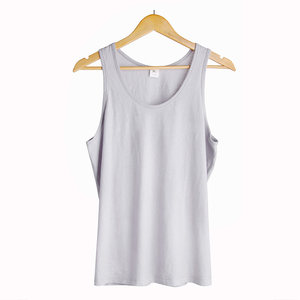 
Oasis Hanmama cotton men round neck vest simple and fashionable soft two-string tendons breathable moisture absorption sweat pure color
