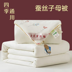 Handmade Silk Quilt, Mulberry Silk Quilt, Two-In-One Zippered Quilt, Spring and Autumn Quilt Core, Double Winter Quilt, Suitable for All Seasons