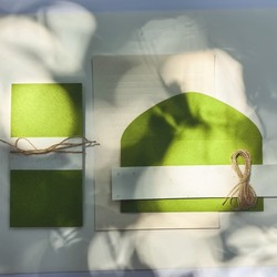 Handwritten Love Letter Stationery, Envelopes with a High-End Feel, Romantic, for Chinese Valentine's Day, for Boyfriend/Girlfriend, Birthday, Avocado Green