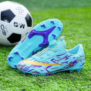 
Girls TF broken nail mesh football shoes rotating button summer breathable primary and secondary school training shoes for men non-slip and wear-resistant