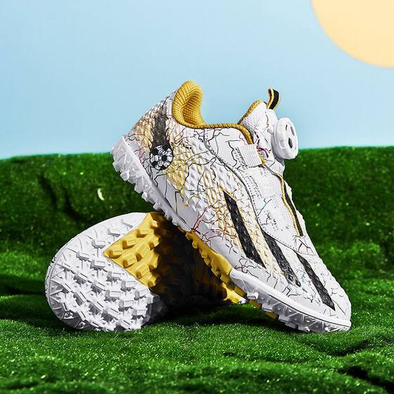 
World Cup 2025 Mandarin duck teenager rotating button children's football shoes boys students TF broken nail training shoes women