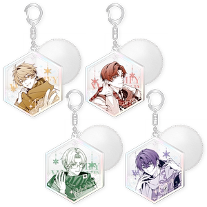 [MiHoYo/Undetermined Event Book] Warm Winter Impression Series Acrylic Flowing Sand Plush Ball Pendant miHoYo