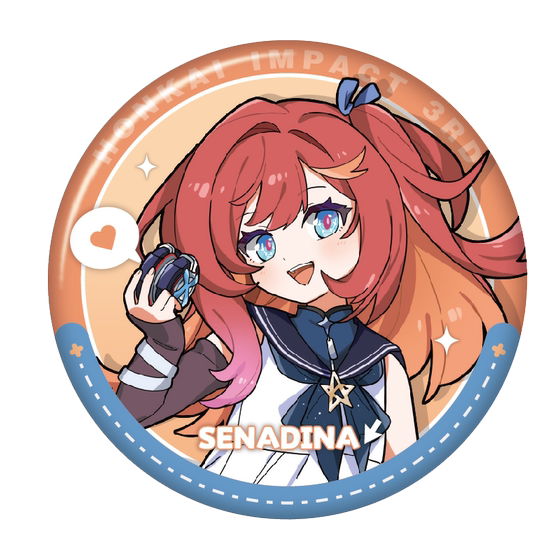 [Mihayou/Benghuai 3] The second little tea party series Tinplate badge Selim miHoYo
