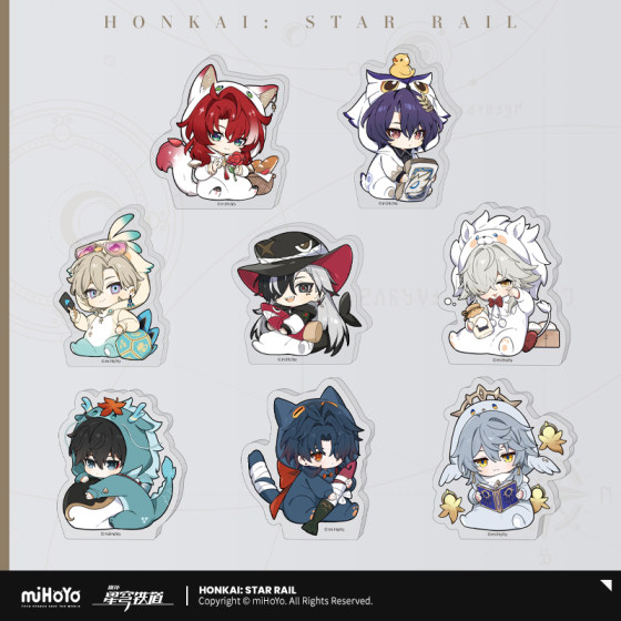 
[Mihayou/Benghuai: Xingqiong Railway] Boys' Dormitory Series Q-version Acrylic mini stand-alone miHoYo