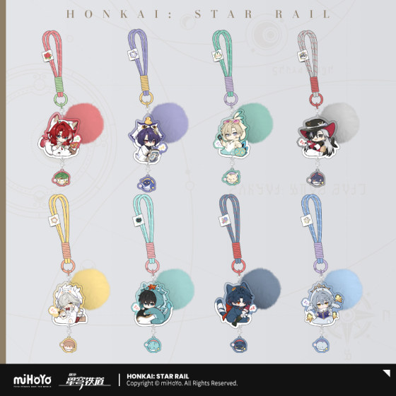 
[Mihayou/Benghuai: Xingqiu Railway] Boys' Dormitory Series Q-version Acrylic Pendant miHoYo