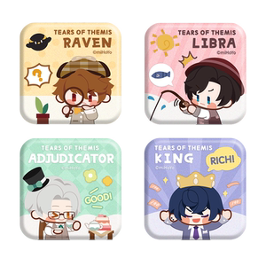 [Mihayou/Undefeated Event Book] Leisure Resting Series Q version square badge mihoyo