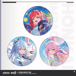 
[Mihayou/Benghuai 3] Autumn Celebration Series Tinplate Badge Kiana Alixia miHoYo
