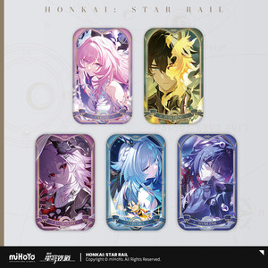 
[Mihayou/Benghuan: Star Dome Railway] Onfaros Hero Series Tinplate Badge miHoYo