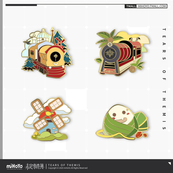 
[Mihayou/Undefined Event Book] Collection series commemorative metal badge third bullet miHoYo