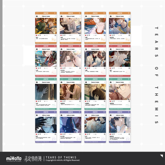 
[Mihayou/Undefined Event Book] Collection Series Frozen CG Acrylic Case Sixth Bullet miHoYo