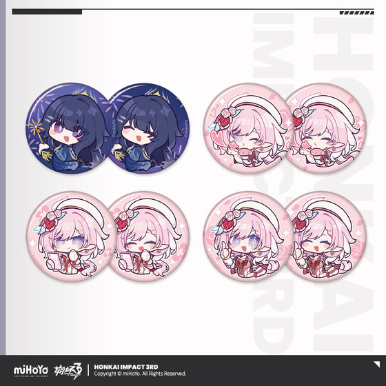 [miHoYo/Honkai 3] HONKAI MEME series grating badge Alicia Mei miHoYo