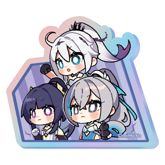 
[MiHoYo/Honkai 3]HONKAI MEME Acrylic Badge Alicia Kiana miHoYo