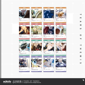 
[MiHoYo/Undecided Event Book] Collection Series Freeze CG Acrylic Photo Cards 8th Edition miHoYo