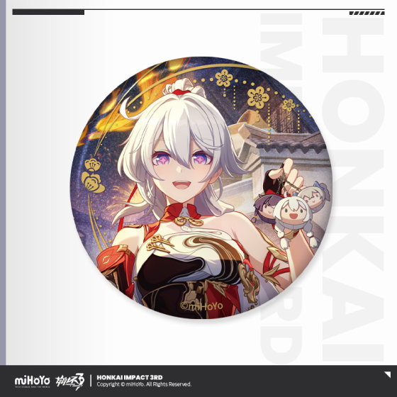 
[Mihayou/Benghuai 3] The new series of tinplate badges Kiana miHoYo