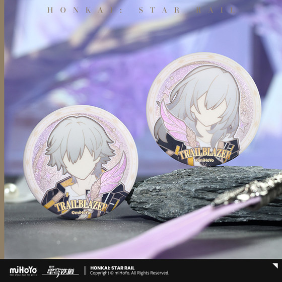 
[MiHoYo/Honkai: Star Dome Railway] Pioneer Writing Series Tinplate Badge miHoYo