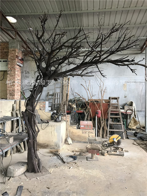 Simulation dead tree large -scale dead tree trunk, real tree trunk fake tree prop, tree hotel living room coffee shop decoration