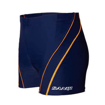 Sanqi swimming trunks Men's equipment full set 2024 new adult big size anti -embarrassing flat -angle professional swim trunks hot springs
