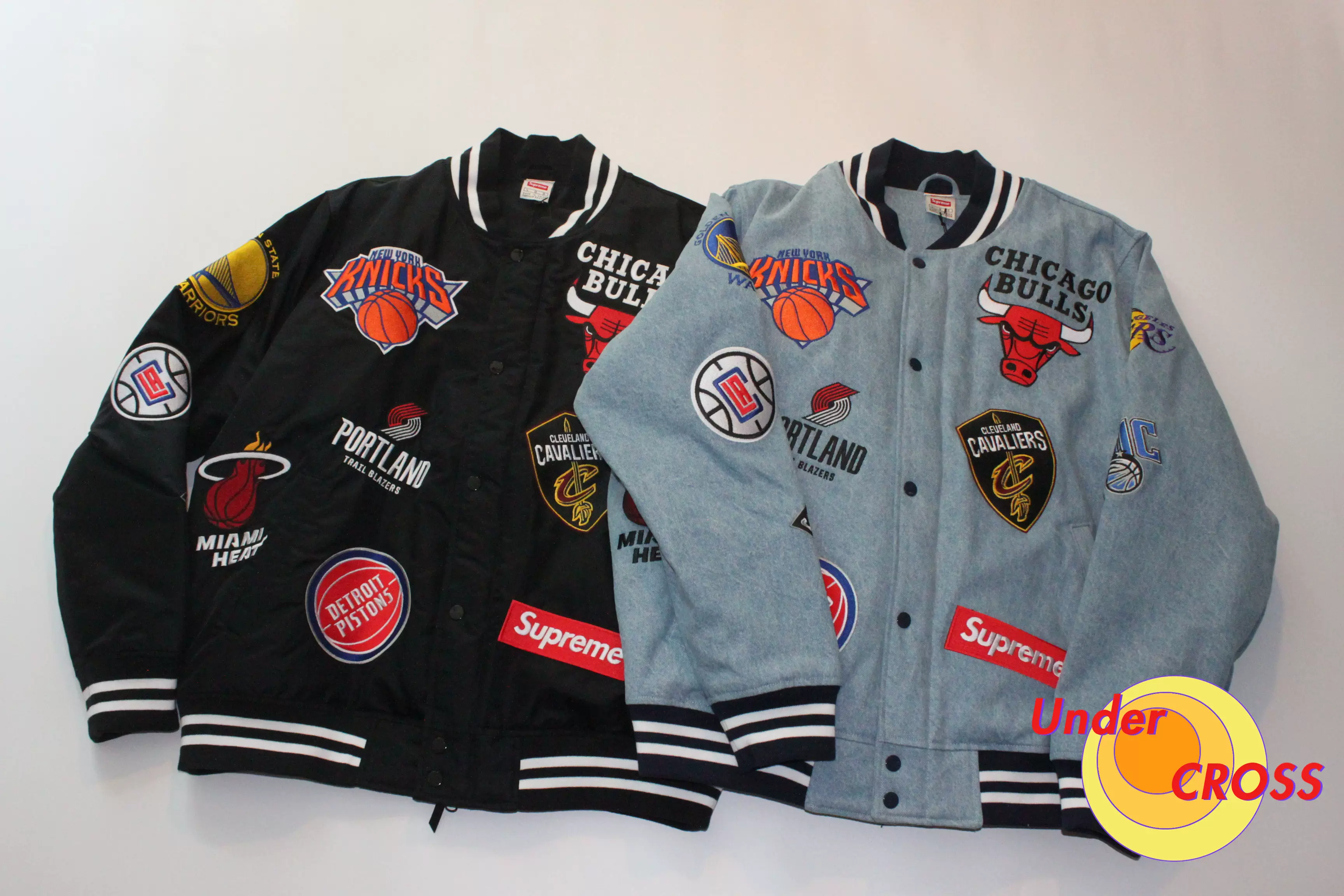 现货] Supreme nike 18ss NBA联名Teams Warm-Up Jacket 夹克-Taobao