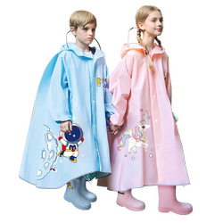 Mu Meng Children's Raincoat Upgraded Thickened Waterproof Boys