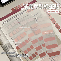 Index Tabs Student Sticky Notes Transparent Writable Paper Labels Stickers Strong Adhesive Durable Aesthetically Pleasing Key Classification Indicator Stickers Colorful Fluorescent Markers Office Small Size Index Tabs