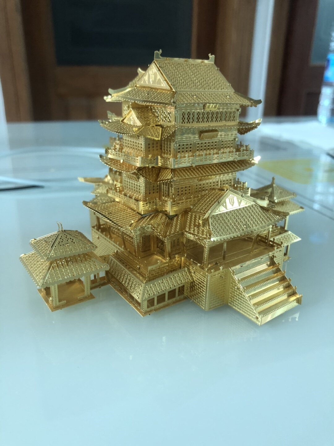 拼酷越王楼3d金属模型